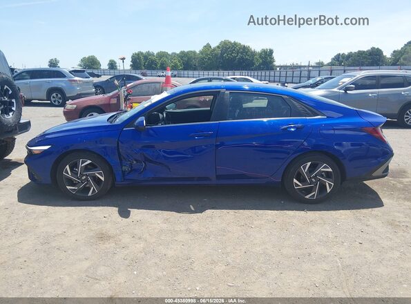 KMHLS4DG0SU000349 2025 HYUNDAI ELANTRA Blue 360 interior view