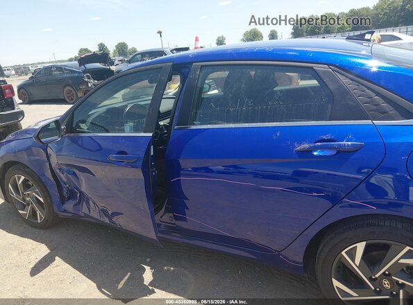 KMHLS4DG0SU000349 2025 HYUNDAI ELANTRA Blue 