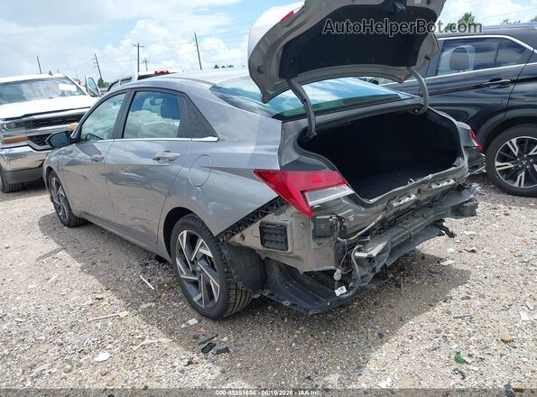 KMHLS4DG0SU857111 2025 HYUNDAI ELANTRA Gray 