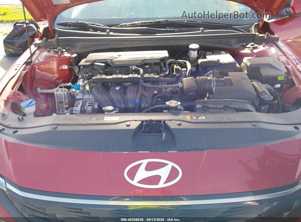 KMHLS4DG0SU857190 2025 HYUNDAI ELANTRA Red Widok z tyłu
