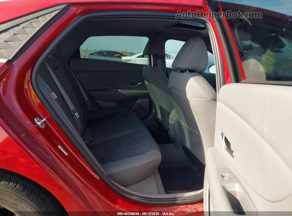 KMHLS4DG0SU857190 2025 HYUNDAI ELANTRA Red Widok naklejki z numerem VIN