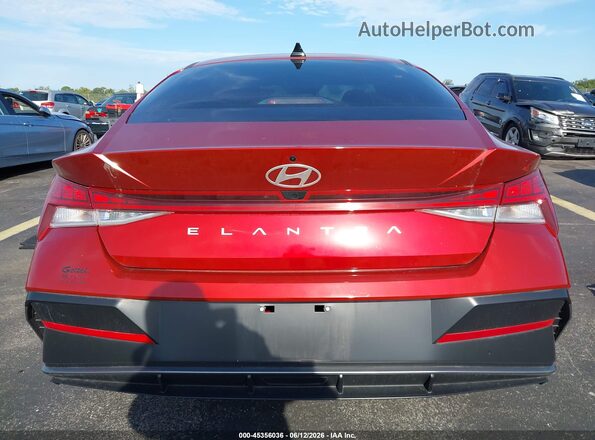 KMHLS4DG0SU857190 2025 HYUNDAI ELANTRA Red 