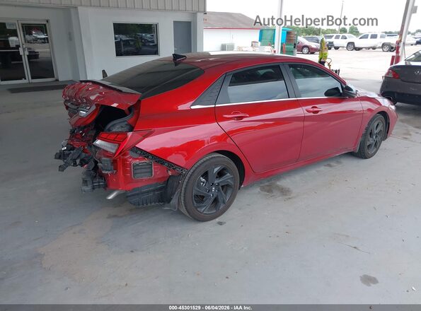KMHLS4DG0TU137180 2026 HYUNDAI ELANTRA Red Задня права чверть