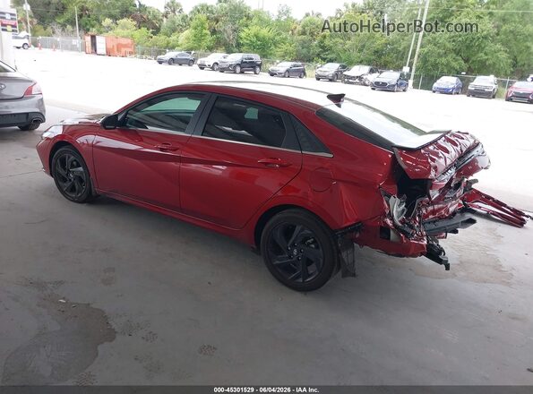 KMHLS4DG0TU137180 2026 HYUNDAI ELANTRA Red Задня ліва чверть