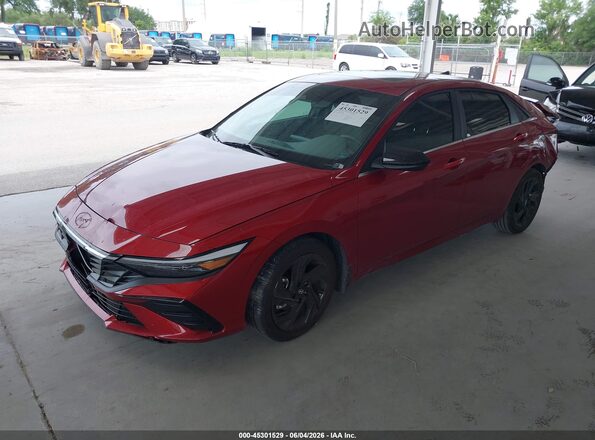 KMHLS4DG0TU137180 2026 HYUNDAI ELANTRA Red Передня ліва чверть