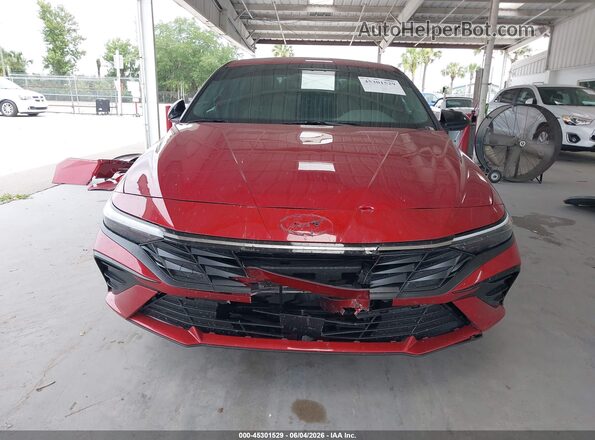 KMHLS4DG0TU137180 2026 HYUNDAI ELANTRA Red Вид задньої частини салону