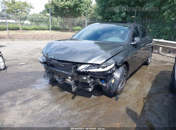 KMHLS4DG1RU731804 2024 HYUNDAI ELANTRA Gray წინა მარცხენა ხედი სამი მეოთხედიდან