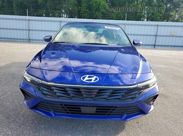 KMHLS4DG1RU734525 2024 HYUNDAI ELANTRA Blue წინა ხედი
