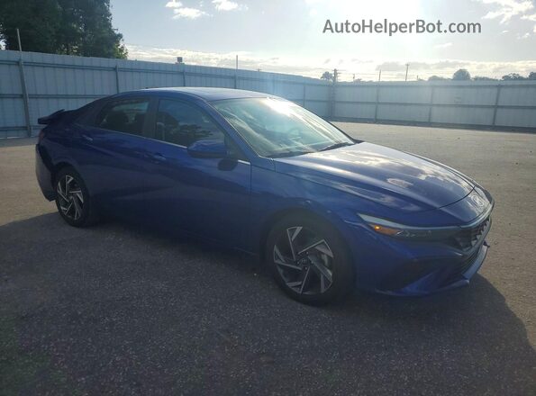 KMHLS4DG1RU734525 2024 HYUNDAI ELANTRA Blue წინა მარჯვენა