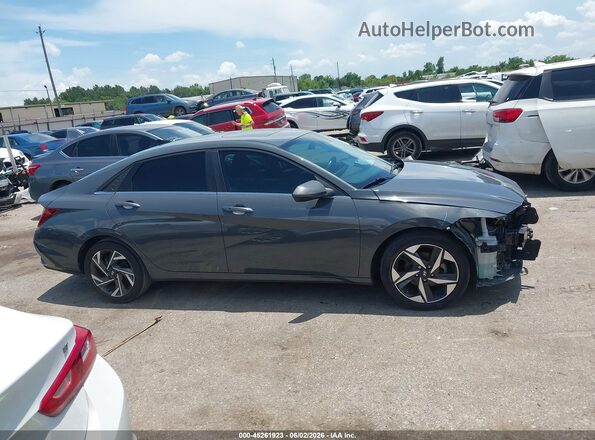 KMHLS4DG1RU746514 2024 HYUNDAI ELANTRA Серый Вид задней части салона