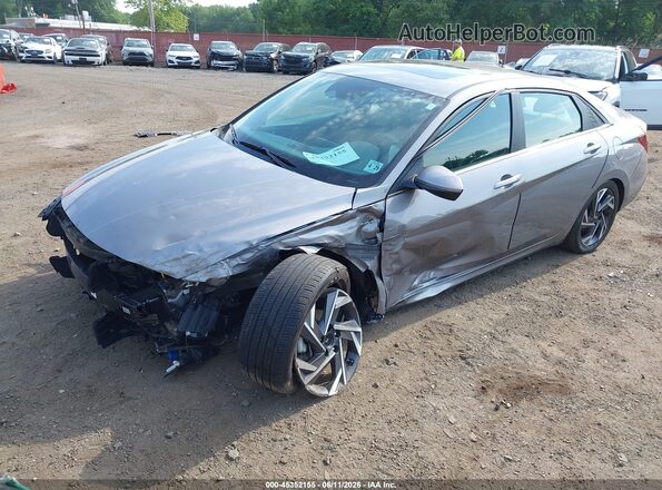 KMHLS4DG1RU747565 2024 HYUNDAI ELANTRA Серый Передняя левая четверть