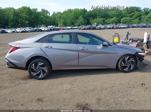 KMHLS4DG1RU747565 2024 HYUNDAI ELANTRA Серый Вид задней части салона