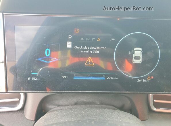 KMHLS4DG1RU796538 2024 HYUNDAI ELANTRA Black ხელსაწყოთა პანელის ხედი