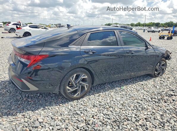 KMHLS4DG1RU796538 2024 HYUNDAI ELANTRA Black უკანა მარჯვენა