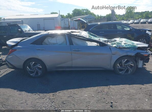 KMHLS4DG1SU073021 2025 HYUNDAI ELANTRA Silver Widok wnętrza z tyłu