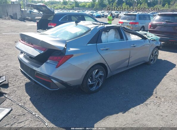 KMHLS4DG1SU073021 2025 HYUNDAI ELANTRA Silver Tył prawy