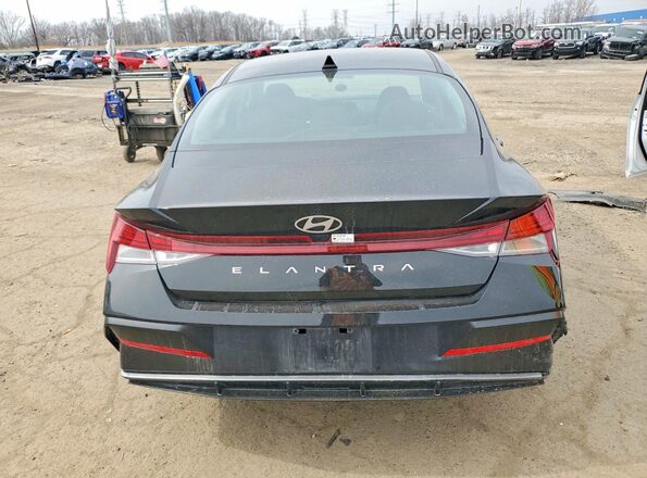 KMHLS4DG1SU897259 2025 HYUNDAI ELANTRA Black Հետևի տեսք