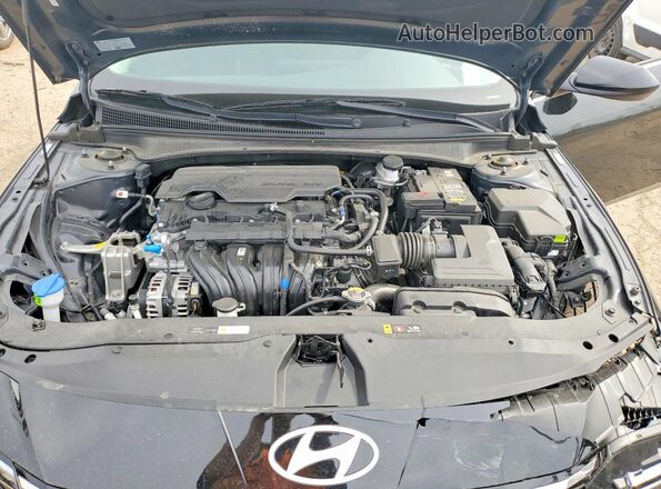 KMHLS4DG1SU897259 2025 HYUNDAI ELANTRA Black Սալոնի հետևի տեսք