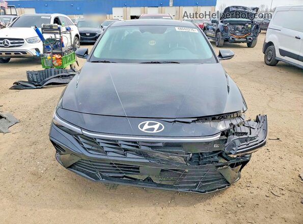 KMHLS4DG1SU897259 2025 HYUNDAI ELANTRA Black Դիմացի տեսք