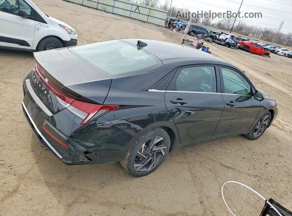 KMHLS4DG1SU897259 2025 HYUNDAI ELANTRA Black Հետևի աջ