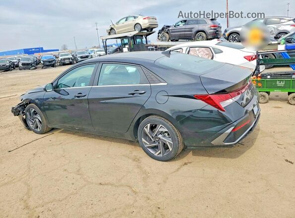 KMHLS4DG1SU897259 2025 HYUNDAI ELANTRA Black Հետևի ձախ
