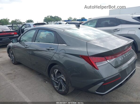 KMHLS4DG1SU897665 2025 HYUNDAI ELANTRA Gray Widok wnętrza 360 stopni
