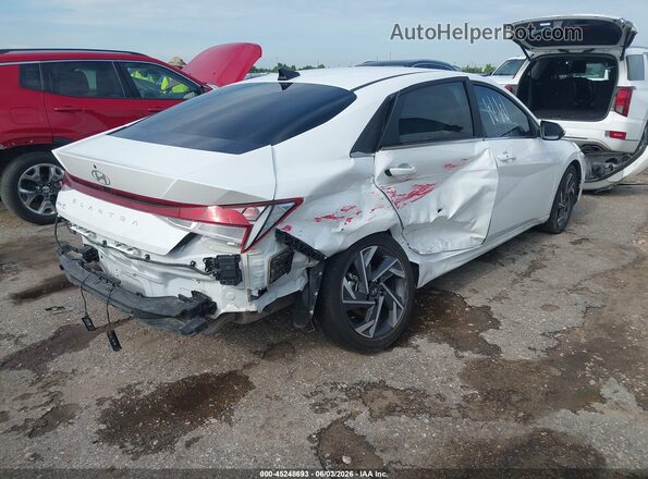 KMHLS4DG1SU932544 2025 HYUNDAI ELANTRA White Rear right