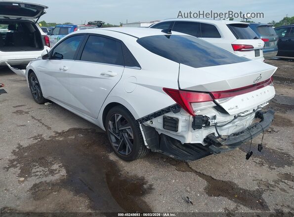 KMHLS4DG1SU932544 2025 HYUNDAI ELANTRA White Rear left