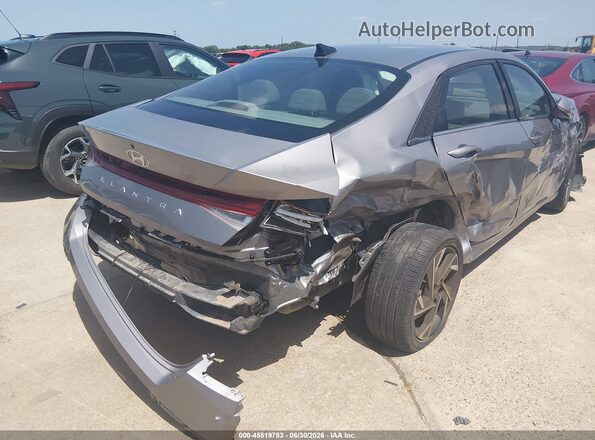 KMHLS4DG1SU951420 2025 HYUNDAI ELANTRA Gray Rear right