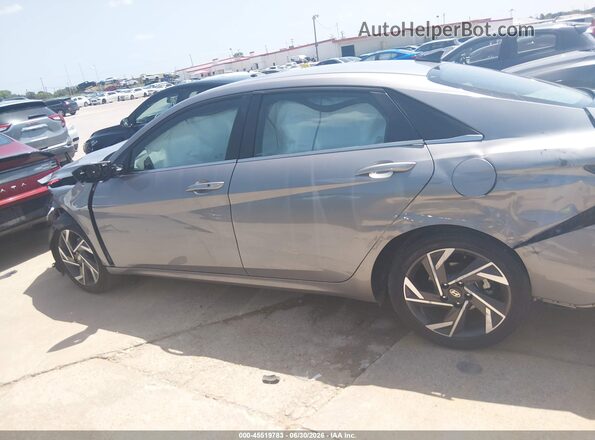 KMHLS4DG1SU951420 2025 HYUNDAI ELANTRA Gray Rear interior view