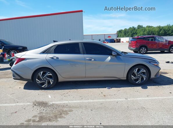 KMHLS4DG2RU717507 2024 HYUNDAI ELANTRA Серебряный Вид задней части салона
