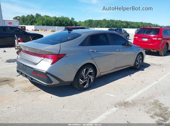 KMHLS4DG2RU717507 2024 HYUNDAI ELANTRA Серебряный Задняя правая четверть