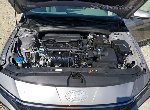 KMHLS4DG2SU890496 2025 HYUNDAI ELANTRA Gray Widok wnętrza z tyłu