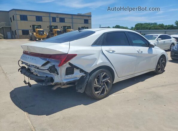 KMHLS4DG2SU953371 2025 HYUNDAI ELANTRA White Trasero derecho