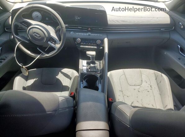 KMHLS4DG2SU953371 2025 HYUNDAI ELANTRA White Vista del salpicadero