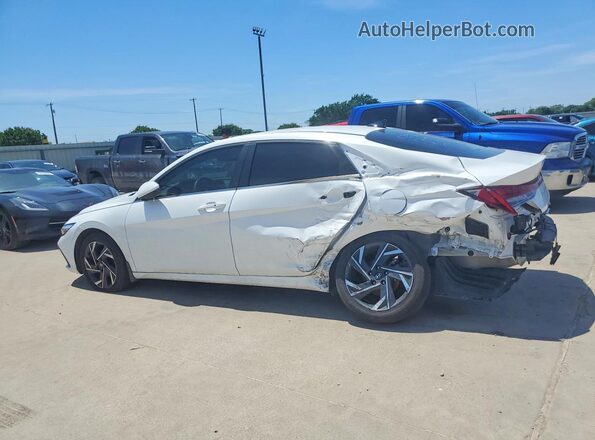 KMHLS4DG2SU953371 2025 HYUNDAI ELANTRA White Trasero izquierdo