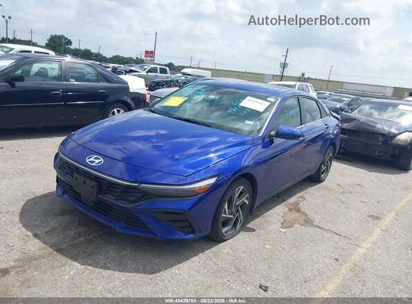KMHLS4DG2SU967027 2025 HYUNDAI ELANTRA Blue Front left
