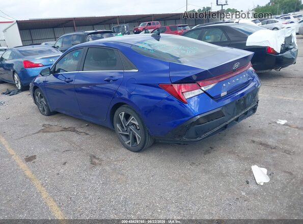 KMHLS4DG2SU967027 2025 HYUNDAI ELANTRA Blue Rear left