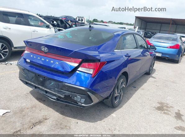 KMHLS4DG2SU967027 2025 HYUNDAI ELANTRA Blue Rear right