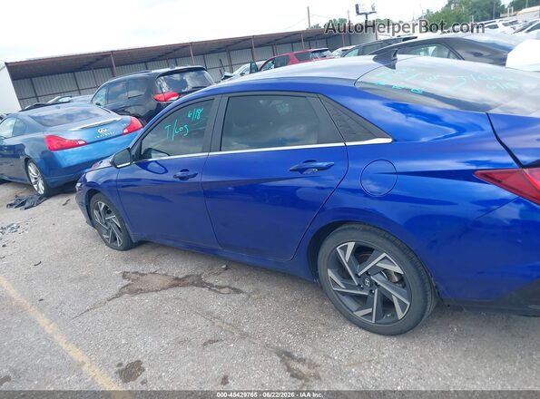 KMHLS4DG2SU967027 2025 HYUNDAI ELANTRA Blue 360 interior view