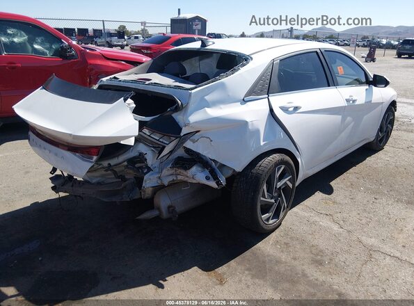 KMHLS4DG3RU718259 2024 HYUNDAI ELANTRA White Հետևի աջ
