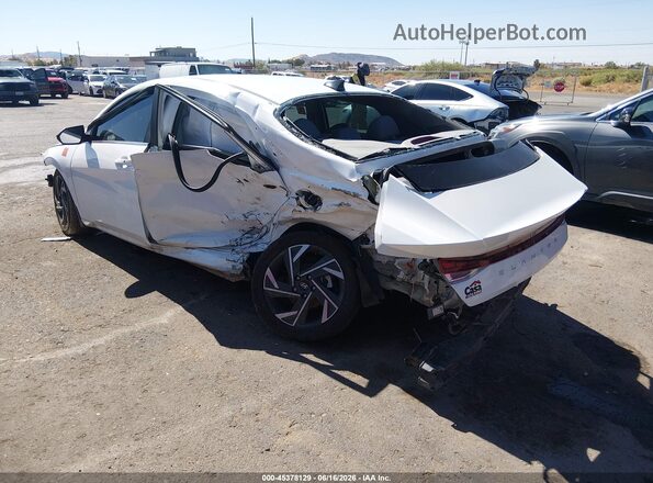 KMHLS4DG3RU718259 2024 HYUNDAI ELANTRA White Հետևի ձախ