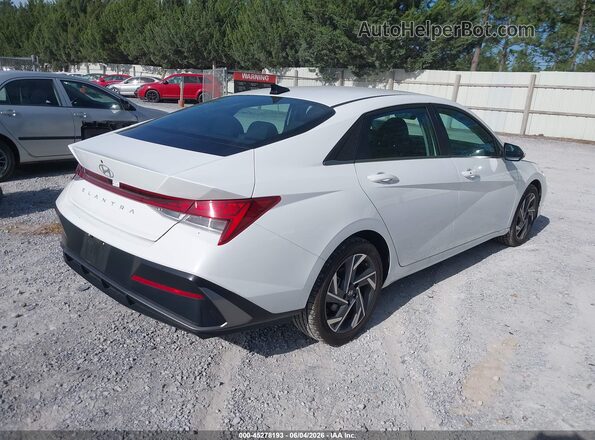 KMHLS4DG3SU927586 2025 HYUNDAI ELANTRA White Задня права чверть