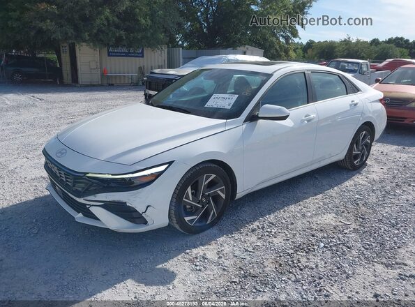 KMHLS4DG3SU927586 2025 HYUNDAI ELANTRA White Передня ліва чверть