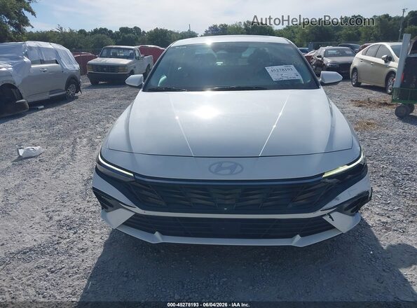 KMHLS4DG3SU927586 2025 HYUNDAI ELANTRA White Вид щитка приладів