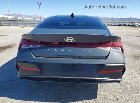 KMHLS4DG4RU652756 2024 HYUNDAI ELANTRA Серый Вид сзади