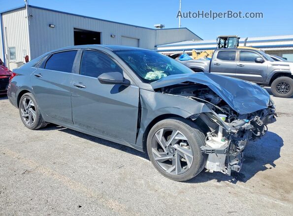 KMHLS4DG4RU652756 2024 HYUNDAI ELANTRA Серый Передняя правая четверть
