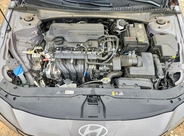 KMHLS4DG4RU718707 2024 HYUNDAI ELANTRA Серый Вид задней части салона