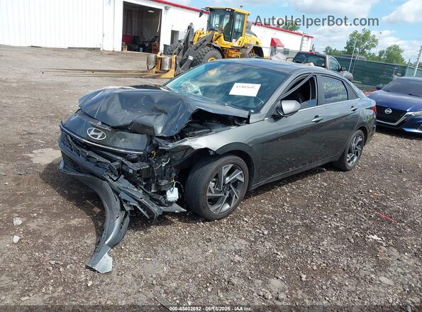 KMHLS4DG4RU753148 2024 HYUNDAI ELANTRA Серый Передняя левая четверть