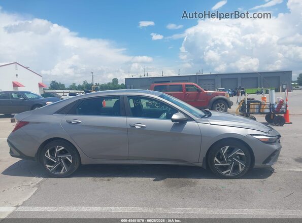 KMHLS4DG4RU785596 2024 HYUNDAI ELANTRA Серебряный Вид задней части салона
